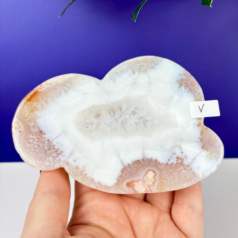 Peach Princess Plate - Kenna's Crystals