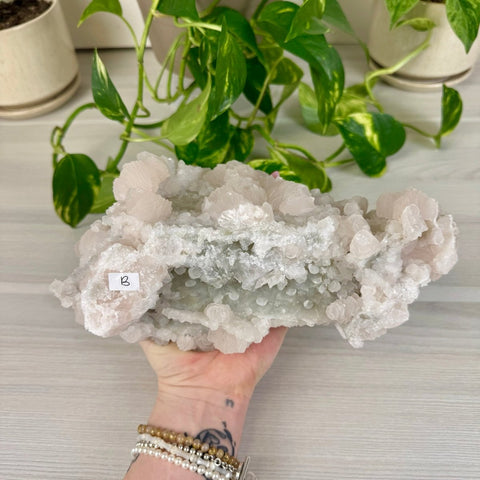 Pink Lantern Calcite B 7 - Kenna's Crystals from TikTok
