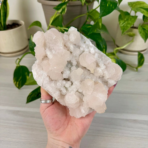 Pink Lantern Calcite G 12 - Kenna's Crystals from TikTok