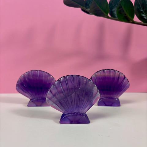 Purple Fluorite Shell - Kenna's Crystals