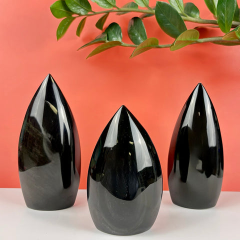 Rainbow Obsidian Flame (Imperfect) - Kenna's Crystals