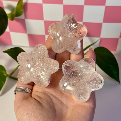 Rainbow Pink Fire Azeztulite Puffy Star 111 3 - Kenna's Crystals from TikTok
