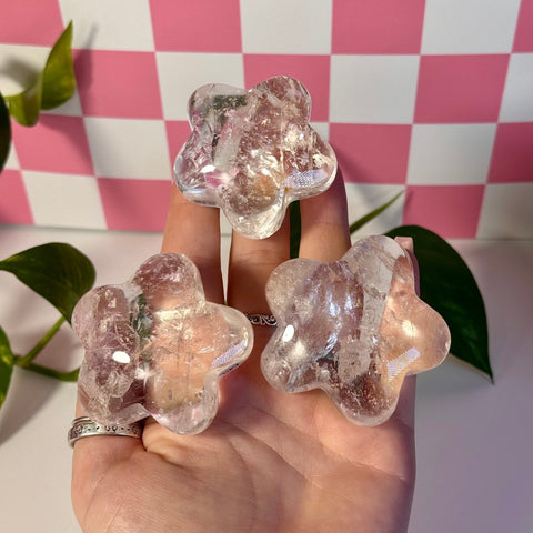 Rainbow Pink Fire Azeztulite Puffy Star 122 4 - Kenna's Crystals from TikTok