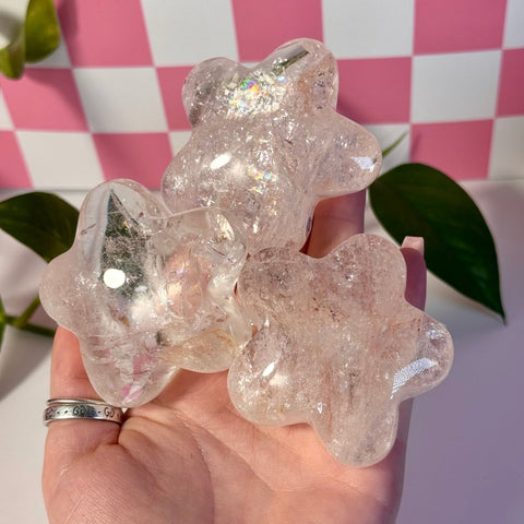Rainbow Pink Fire Azeztulite Puffy Star 188 10 - Kenna's Crystals from TikTok