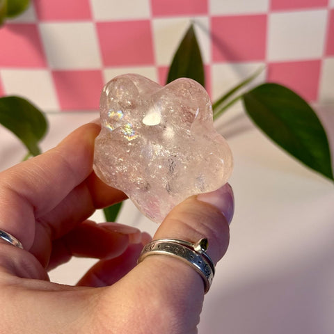 Rainbow Pink Fire Azeztulite Puffy Star 99 2 - Kenna's Crystals from TikTok