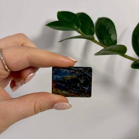 Rare Namibian Pietersite Tile - H - Kenna's Crystals