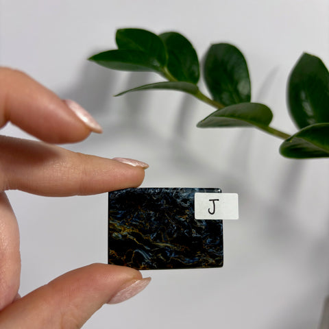 Rare Namibian Pietersite Tile - J - Kenna's Crystals
