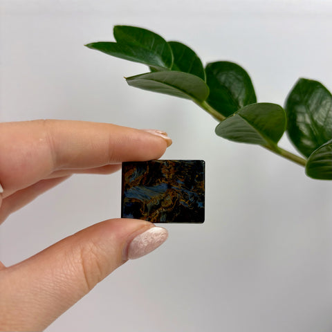 Rare Namibian Pietersite Tile - T - Kenna's Crystals