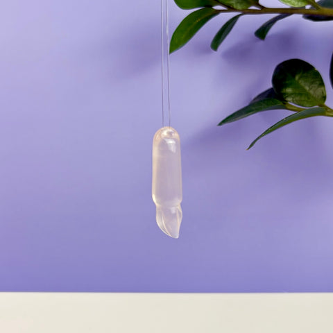 Rose Quartz Hanging Candle - Kenna's Crystals