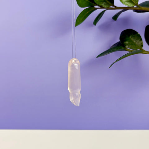 Rose Quartz Hanging Candle - Kenna's Crystals