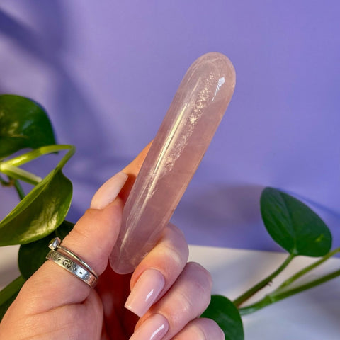 Rose Quartz Massager 55 4 - Kenna's Crystals from TikTok