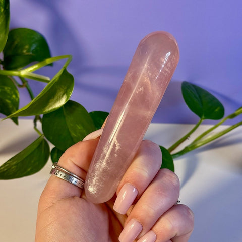 Rose Quartz Massager 77 6 - Kenna's Crystals from TikTok