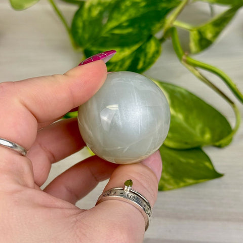 Sage Moonstone Sphere 77 7 - Kenna's Crystals from TikTok