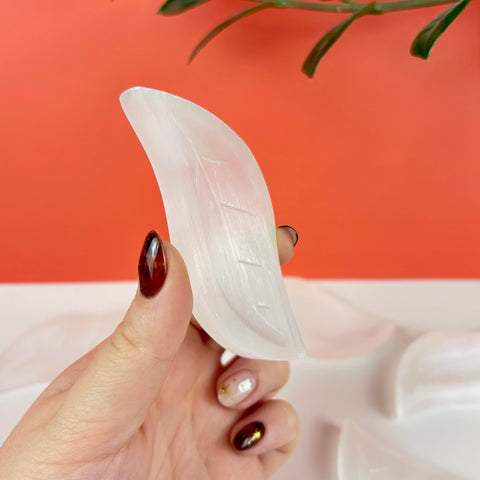 Satin Spar Leaf - Kenna's Crystals