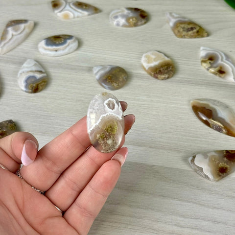 Scenic Moss Agate Cabochon 33 3 - Kenna's Crystals from TikTok