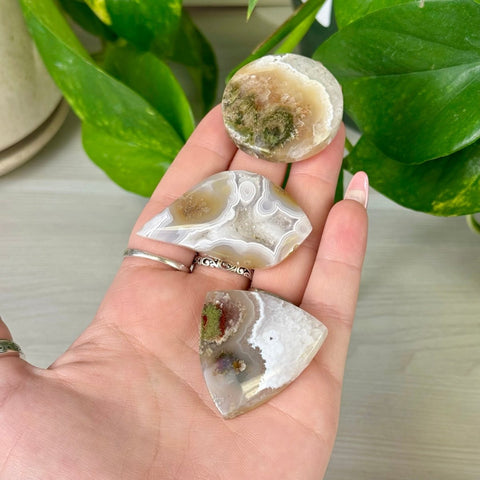 Scenic Moss Agate Cabochon 55 4 - Kenna's Crystals from TikTok