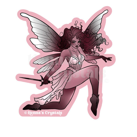Scorpio Fairy Sticker - Kenna's Crystals