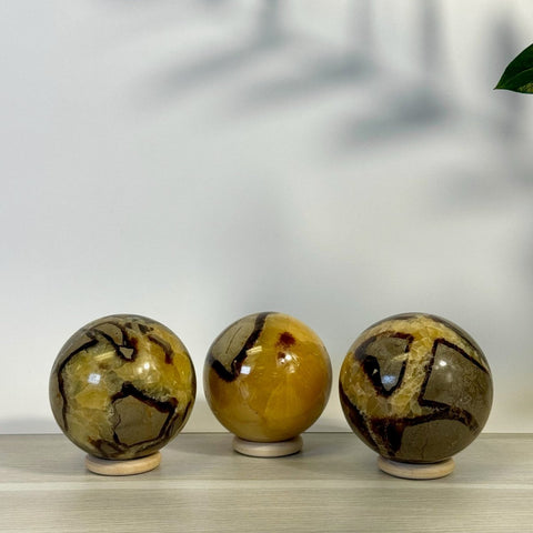 Septarian Sphere 33 1 - Kenna's Crystals from TikTok