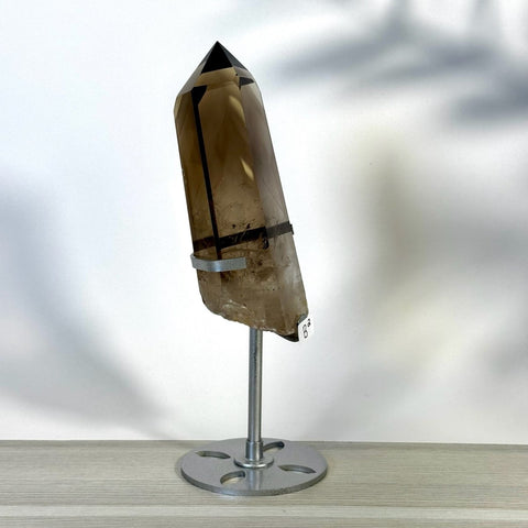 Smoky Quartz Point with Custom Stand D2 58 - Kenna's Crystals from TikTok