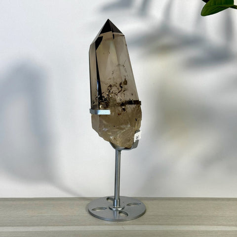 Smoky Quartz Point with Custom Stand D2 53 - Kenna's Crystals from TikTok