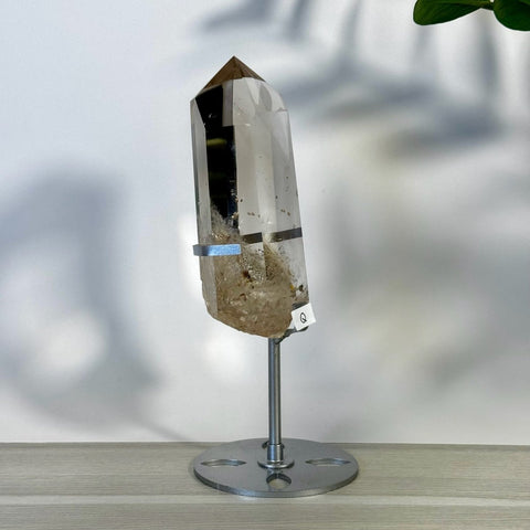 Smoky Quartz Point with Custom Stand D2 47 - Kenna's Crystals from TikTok