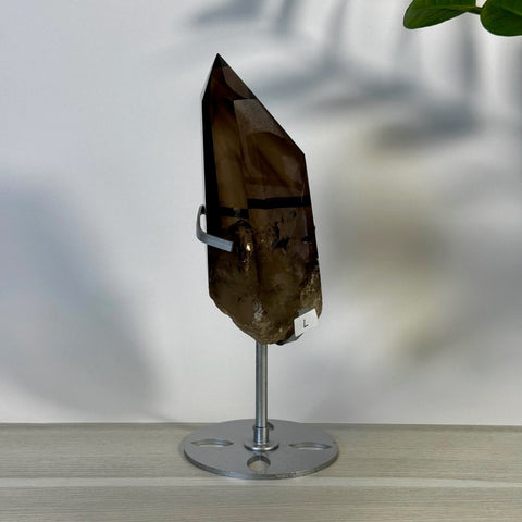Smoky Quartz Point with Custom Stand D2 42 - Kenna's Crystals from TikTok