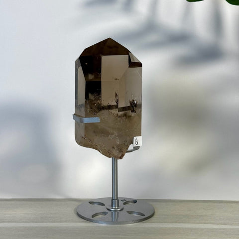 Smoky Quartz Point with Custom Stand D2 37 - Kenna's Crystals from TikTok
