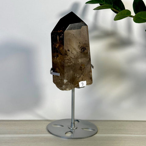 Smoky Quartz Point with Custom Stand D2 34 - Kenna's Crystals from TikTok