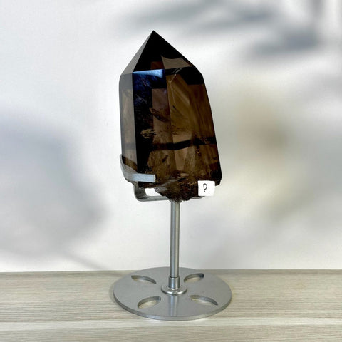 Smoky Quartz Point with Custom Stand D2 46 - Kenna's Crystals from TikTok
