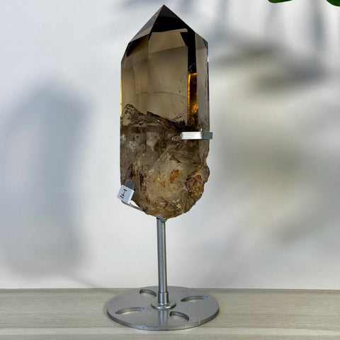 Smoky Quartz Point with Custom Stand D2 39 - Kenna's Crystals from TikTok