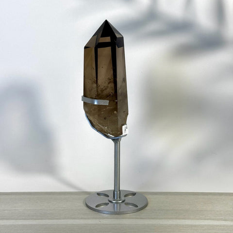 Smoky Quartz Point with Custom Stand D2 57 - Kenna's Crystals from TikTok