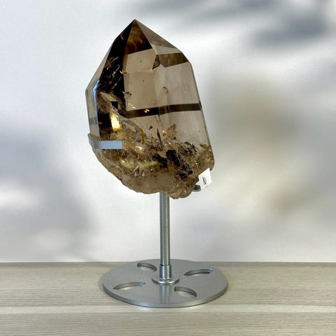 Smoky Quartz Point with Custom Stand D2 44 - Kenna's Crystals from TikTok