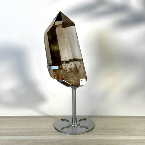 Smoky Quartz Point with Custom Stand D2 50 - Kenna's Crystals from TikTok