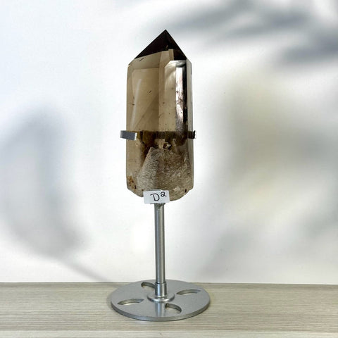Smoky Quartz Point with Custom Stand D2 30 - Kenna's Crystals from TikTok