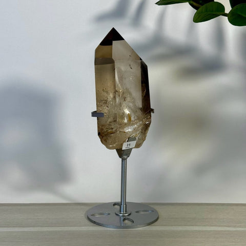 Smoky Quartz Point with Custom Stand D2 38 - Kenna's Crystals from TikTok