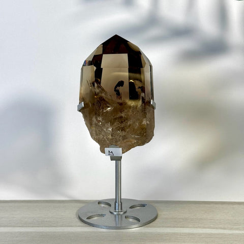 Smoky Quartz Point with Custom Stand M 13 - Kenna's Crystals from TikTok