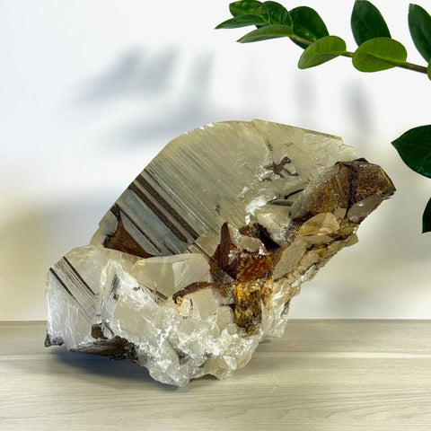Statement Benz Calcite With Calico Pyrite (UV Reactive) C 3 - Kenna's Crystals from TikTok