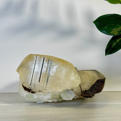 Statement Benz Calcite With Calico Pyrite (UV Reactive) V 27 - Kenna's Crystals from TikTok