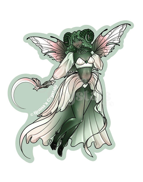Taurus Fairy Sticker - Kenna's Crystals