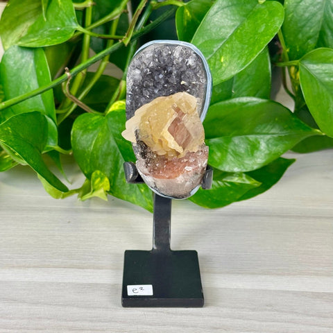 Uruguayan Amethyst with Custom Stand E2 31 - Kenna's Crystals from TikTok