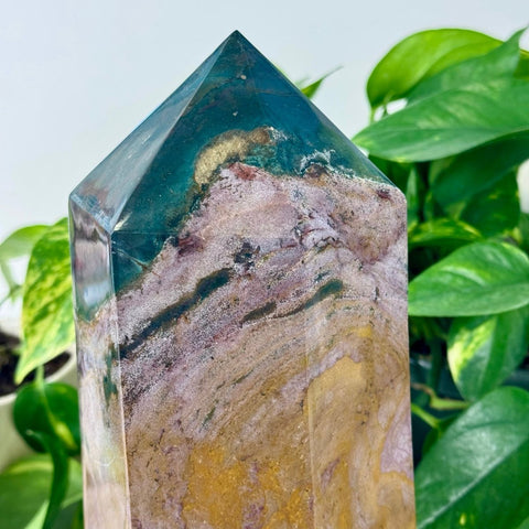 XXXL Sea Jasper Tower B 4 - Kenna's Crystals from TikTok