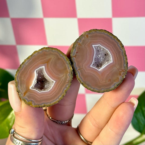 Zhanguo Agate Pairs Q 17 - Kenna's Crystals from TikTok
