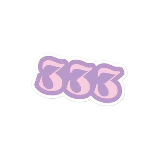 333 Angel Number Sticker
