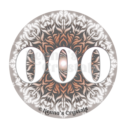 "000" Sticker