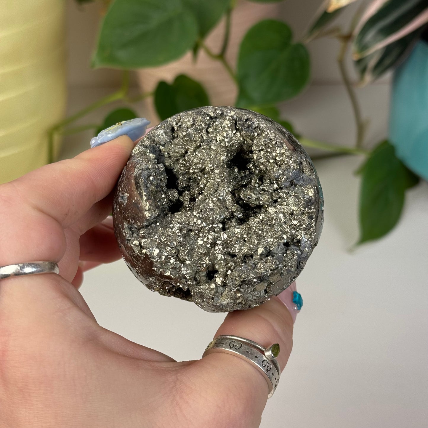 Cubic Pyrite Sphere - P