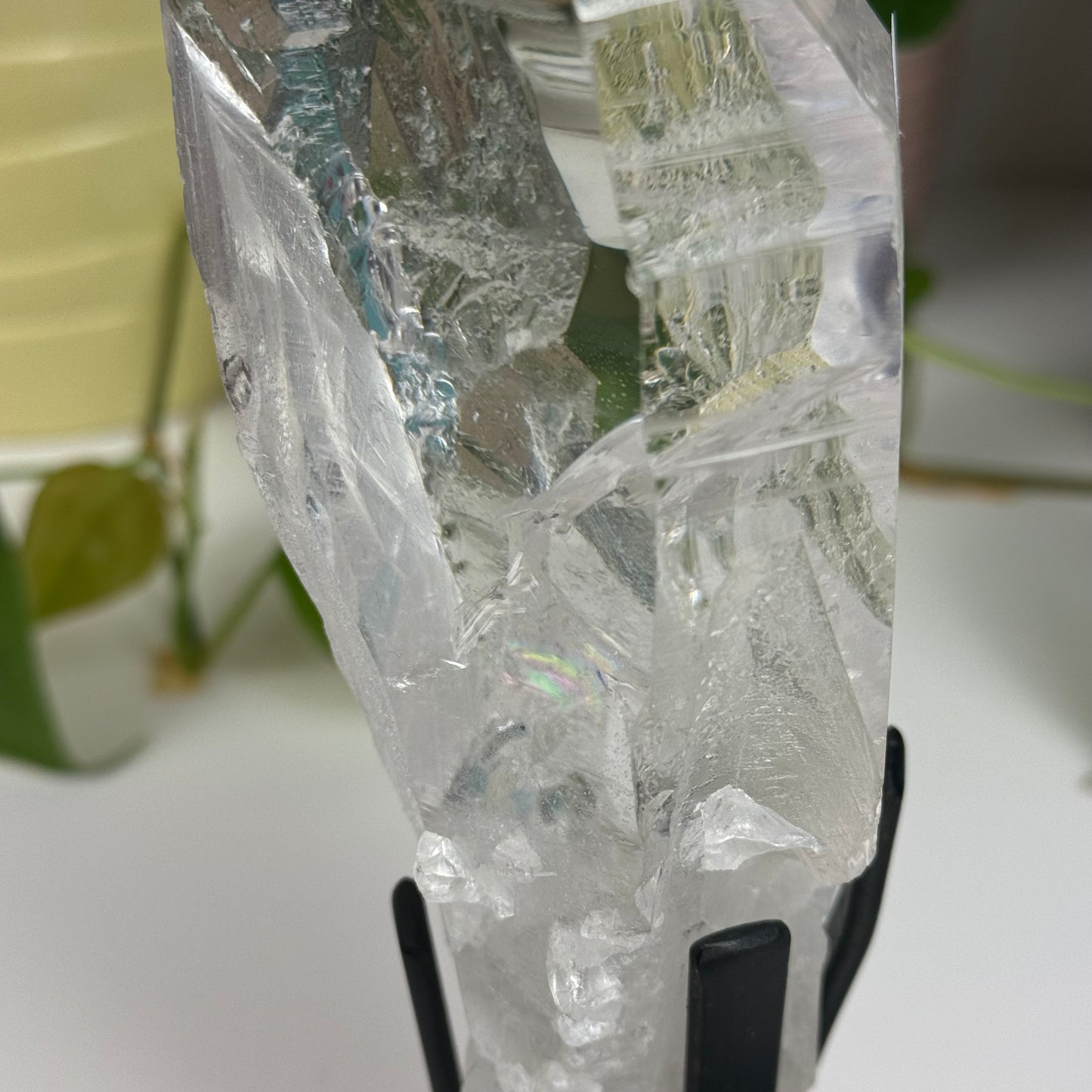 Incredible Lemurian Quartz (W/ Custom Stand) - O