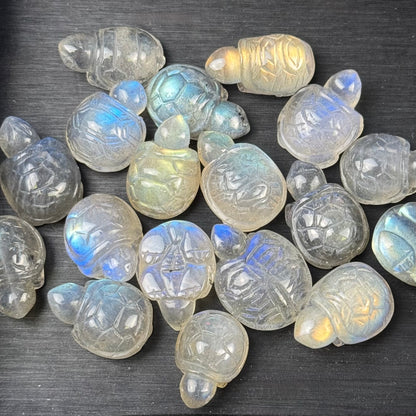 Mini AAA Labradorite Turtle