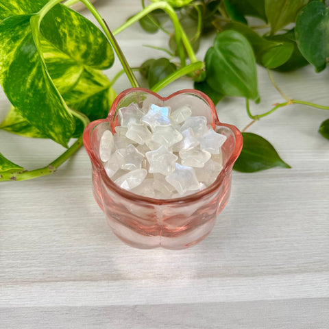 Mini High Flash Rainbow Moonstone Star