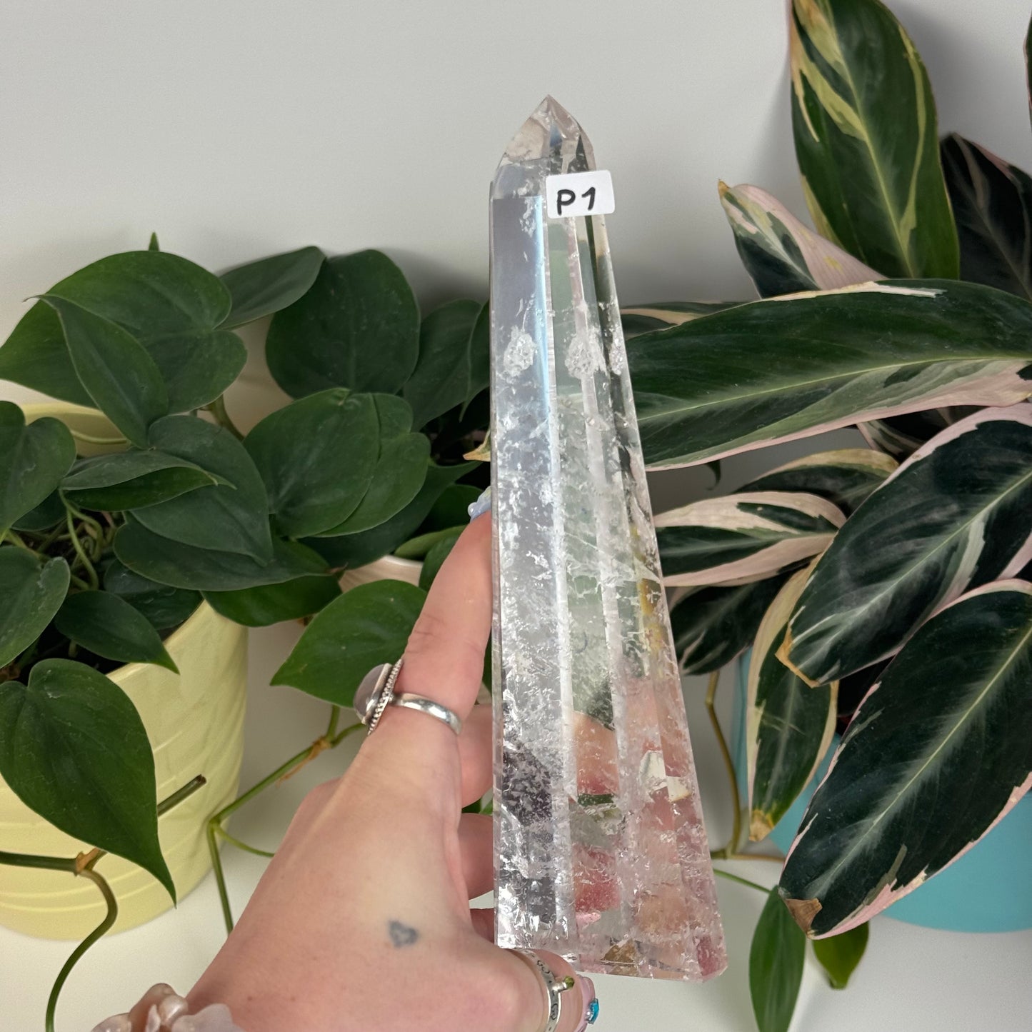 Gorgeous Lemurian Quartz Tower