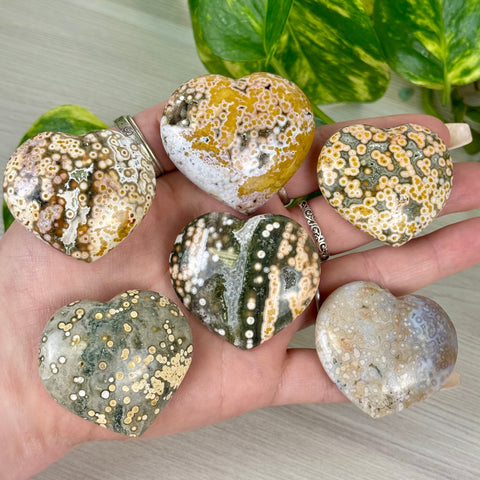 Ocean Jasper Heart
